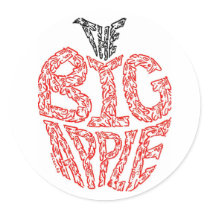 THE BIG APPLE STICKERS