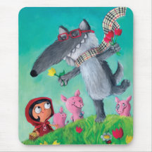 The Big Bad Wolf Mouse Pad