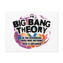 The Big Bang Theory Postcard