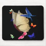 The Big Beige Butterfly  Mousepad