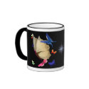 The Big Beige Butterfly Mug by Lotacats The Big Beige Butterfly Mug
