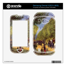 The big boulevards by Pierre Renoir Samsung Omnia II Decals