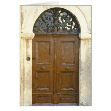 The Big Brown Door Card