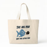 The big fish eats the little fish Funny Bag