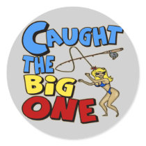 The Big One Fishing T-shirts and Gifts stickers by sagart1952 The Big One Fishing T-shirts and Gifts stickers
