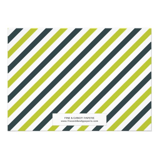 THE BIG ONE IN GREEN  | FIRST BIRTHDAY INVITATION