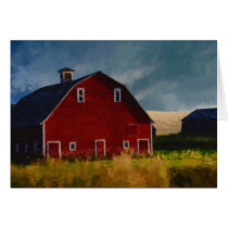 The Big Red Barn Card