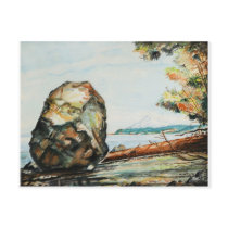 The Big Rock - Suquamish Washington postcards by altenuta The Big Rock - Suquamish Washington postcards
