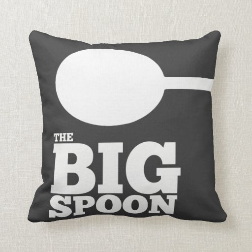 the BIG spoon pillow Zazzle
