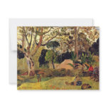 The Big Tree (Te Rahi Raau) By Gauguin Paul Custom Announcement