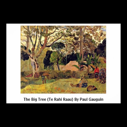 The Big Tree (Te Rahi Raau) By Paul Gauguin Posters