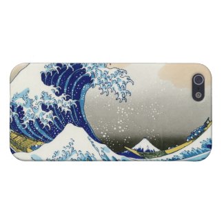 The big wave of Kanagawa Katsushika Hokusa iPhone 5 Cases