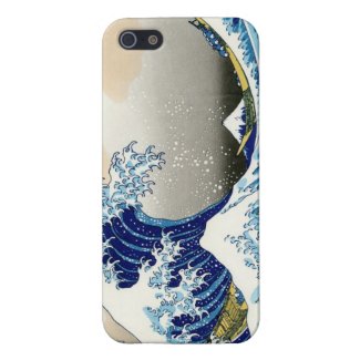 The big wave of Kanagawa Katsushika Hokusa iPhone 5 Cases