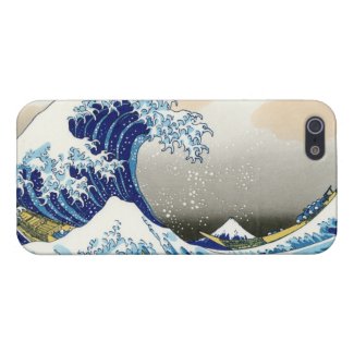 The big wave of Kanagawa Katsushika Hokusa iPhone 5 Cases