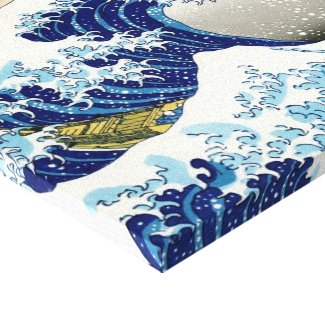 The big wave of Kanagawa Katsushika Hokusai Canvas Prints