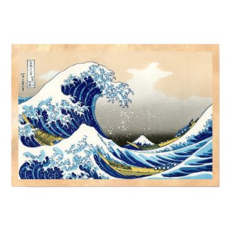 The big wave of Kanagawa Katsushika Hokusai Poster