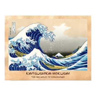 The big wave of Kanagawa Katsushika Hokusai Posters