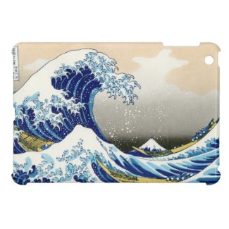 The big wave off Kanagawa Katsushika Hokusai Cover For The iPad Mini