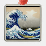 The big wave off Kanagawa Katsushika Hokusai Christmas Tree Ornament