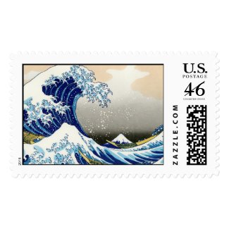 The big wave off Kanagawa Katsushika Hokusai Stamps