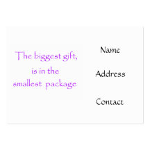 The biggest gift-business cards