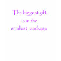 The biggest gift is in the smallest package-tshirt