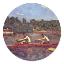 The Biglen Brothers Racing, The Brothers Biglen In Round Sticker