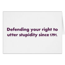 The Bill of Rights is an important document Greeting Cards
