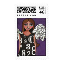 THE BINGO ANGEL - lucky gambling stamp