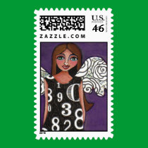THE BINGO ANGEL - lucky gambling stamp