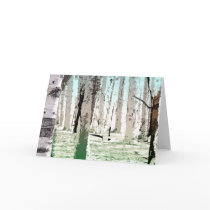 The Birch Forest Card