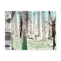 The Birch Forest Postcard
