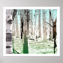 The Birch Forest Posters
