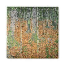 The Birch Wood, 1903 Fridge Magnets
