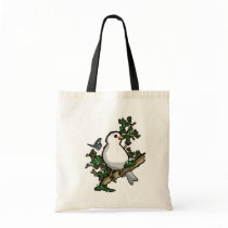 the bird and the butterfly canvas bags