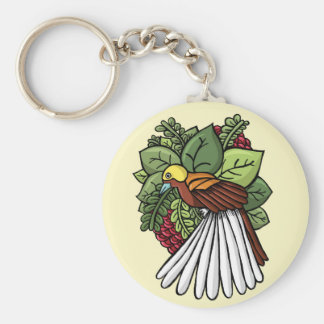Cendrawasih The Bird of Paradise Illustration Key Chain Cendrawasih The Bird of Paradise Illustration Printed on Merchandise Illustration by Haidi Shabrina