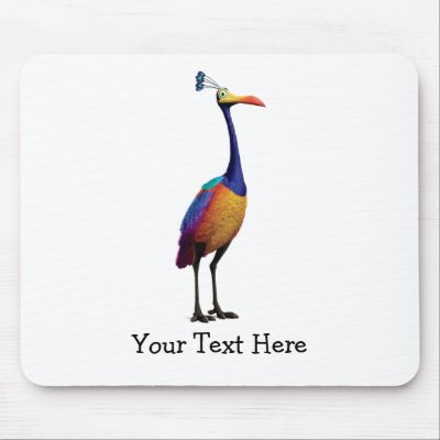 The Bird from the Disney Pixar UP Movie (Kevin) mousepads