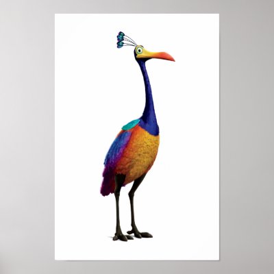 The Bird from the Disney Pixar UP Movie (Kevin) posters
