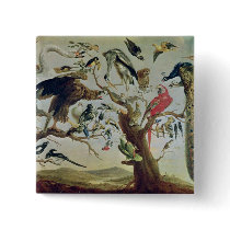 The Bird's Concert Pinback Buttons