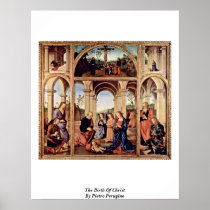 The Birth Of Christ By Pietro Perugino Print