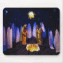 The Birth of Jesus Christ Bethlehem Nativity Scene Mouse Pad