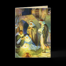 The birth of Jesus Christmas Card by forbes1954 The birth of Jesus Christmas Card