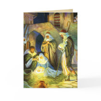 The birth of Jesus Christmas Card by forbes1954 The birth of Jesus Christmas Card