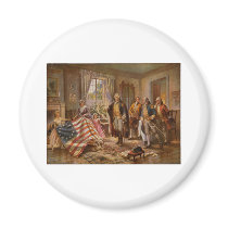 The Birth of Old Glory by Percy Moran c1917 Fridge Magnet