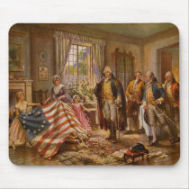The Birth of Old Glory by Percy Moran Mouse Pads