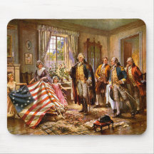 "The Birth Of Old Glory" - Circa 1917 Mouse Pad