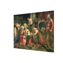 The Birth of St. John the Baptist, 1550-59 Stretched Canvas Print