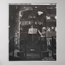 The Birth of The Penn Central Railroad Poster