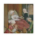 The Birth of the Virgin, c.1500 Fridge Magnet