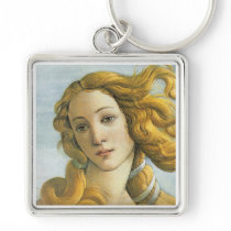 The Birth of Venus (detail) keychains by masterpiecesofart The Birth of Venus (detail) keychains